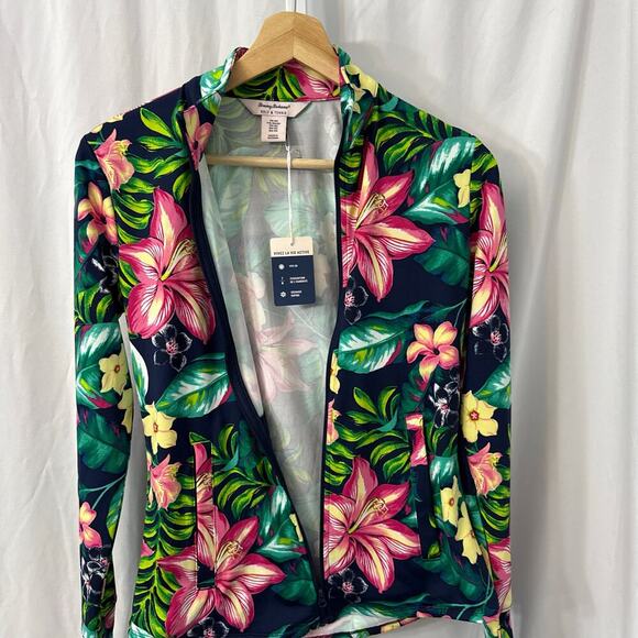Tommy Bahama Womens XS Floral Active Jacket UPF 50 - Picture 6 of 11
